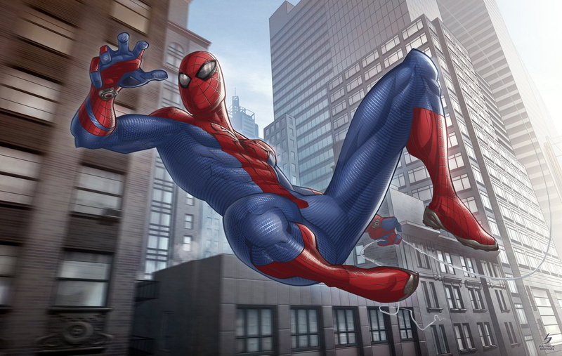 art, man, people, mid-air, building exterior, office building exterior, jumping, sport, muscular Build, building, low angle view, office, marvel comics