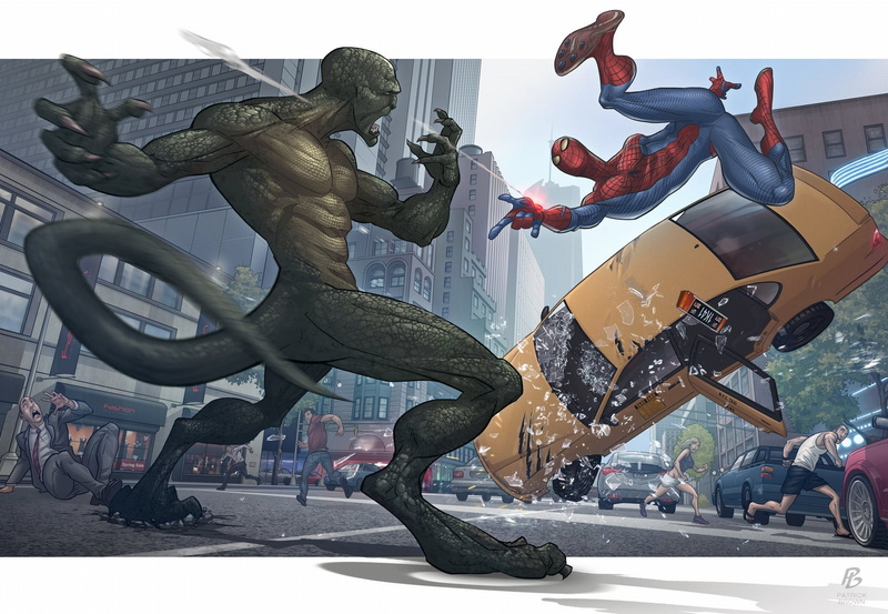 sport, art and craft, low angle view, men, sculpture, jumping, architecture, spider, taxi, nature, lizard, The Amazing Spider-man, people, strength