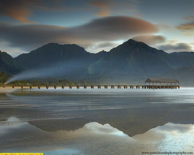 nature, brown, water, hd, patrick, beach, smith, smoke, wooden, mist, clouds, rocks, sand, dock, 720P, sunset, wind, photography