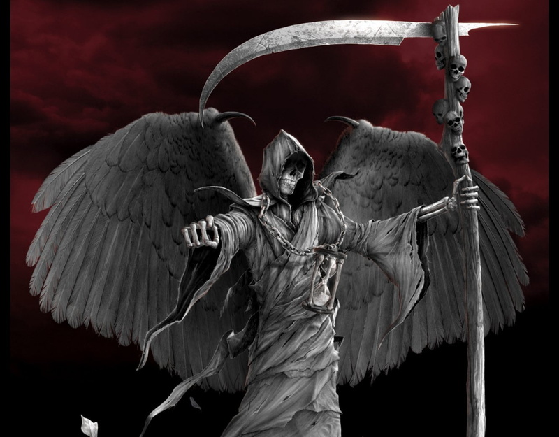 vertebrate, painting, grim, belief, angel, religion, statue, representation, human representation, spirituality, close-up, animals in the wild, ripper