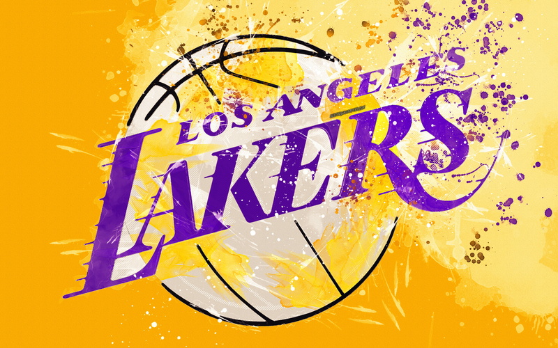 NBA, Los Angeles Lakers, Logo, Basketball, 4K