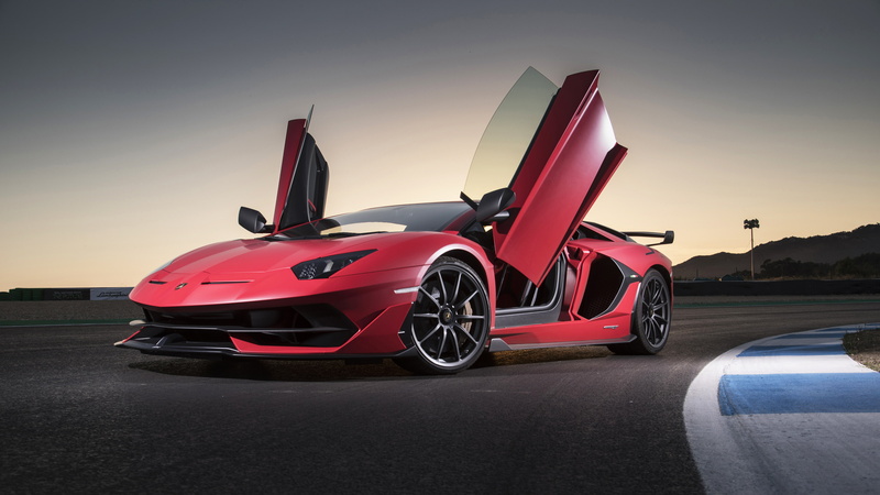 4K, 2019, SVJ, k, Lamborghini, Aventador