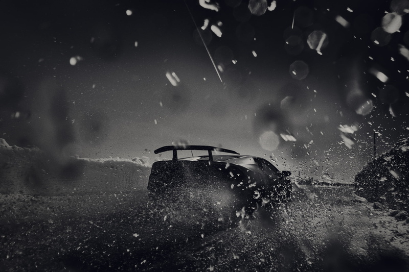 2018 cars, motion, glass - material, drop, black and white, night, land vehicle, splashing, lamborghini huracan, transportation, monochrome, rain, rainy season