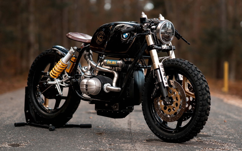 Bmw, R100RT, Black station, Bike, 2K, Custom