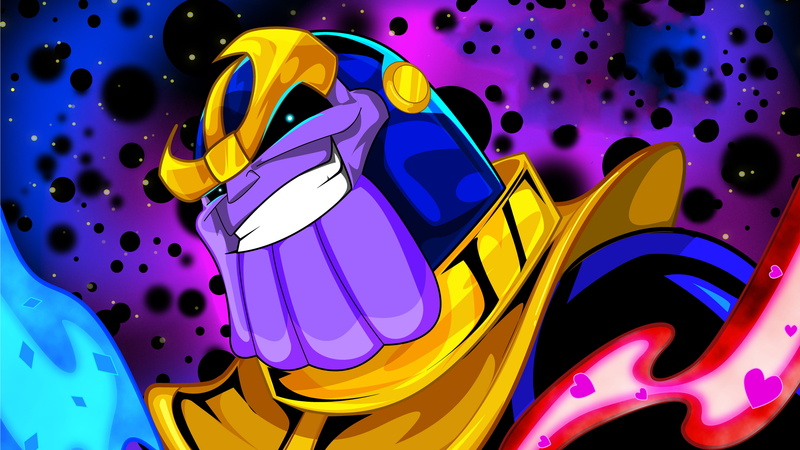 behance, thanos, 4k, superheroes, digital art, 4K, marvel, hd, artwork