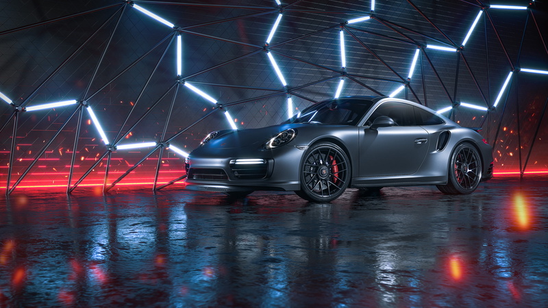 porsche, hd, 1080P, cgi, cars, porsche 911, behance
