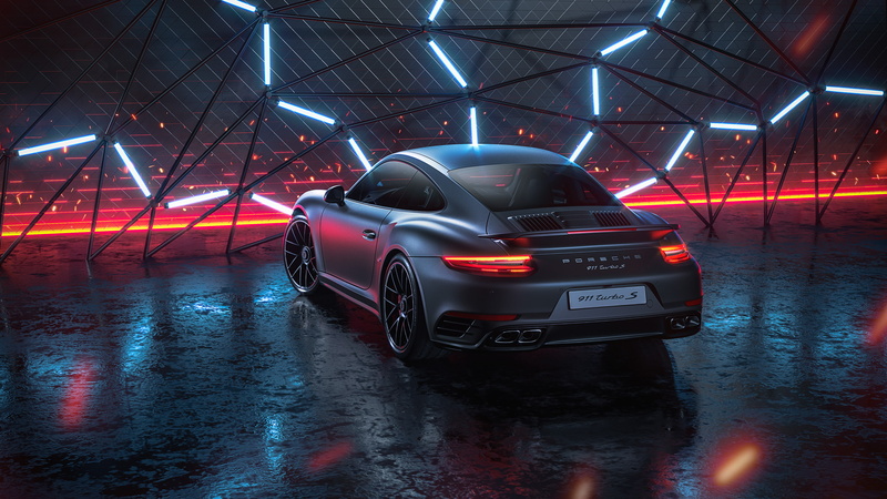 cgi, porsche, 1080P, cars, behance, hd, porsche 911