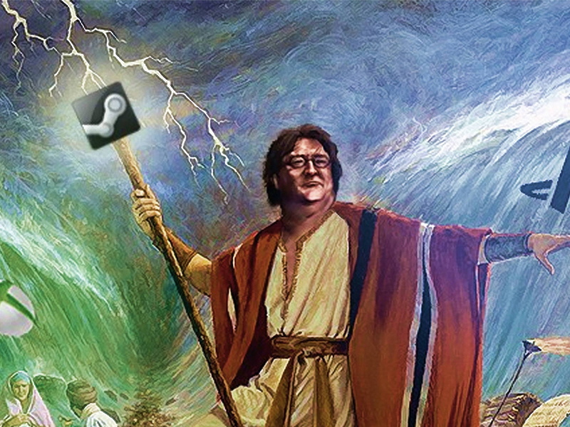 video games, PC Master  Race, 4K, Steam (software), Gabe Newell, Valve, PC gaming