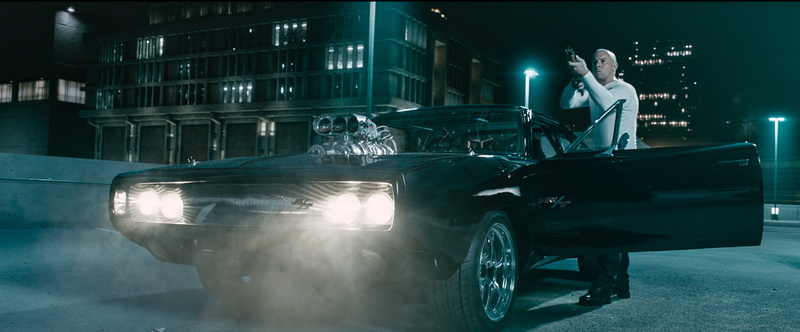 headlight, land vehicle, motor vehicle, 2K, night, casual clothing, one person, mode of transportation, Furious 7, garage, transportation, man, black