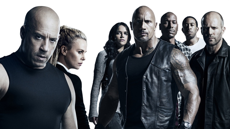 4K, Dwayne Johnson, best movies, Jason Statham, Vin Diesel, Michelle Rodriguez, The Fate of the Furious