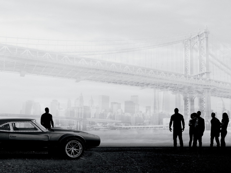 Nathalie Emmanuel, Vin Diesel, 1080P, Fast and Furious, Michelle Rodriguez, The Fate of The Furious, Tyrese Gibson, Dwayne Johnson, Ludacris