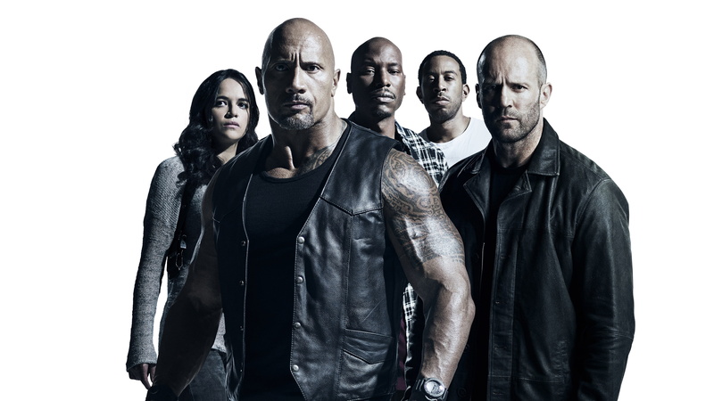 The Fate of the Furious, Michelle Rodriguez, 4K, Jason Statham, Vin Diesel, Tyrese Gibson, Ludacris
