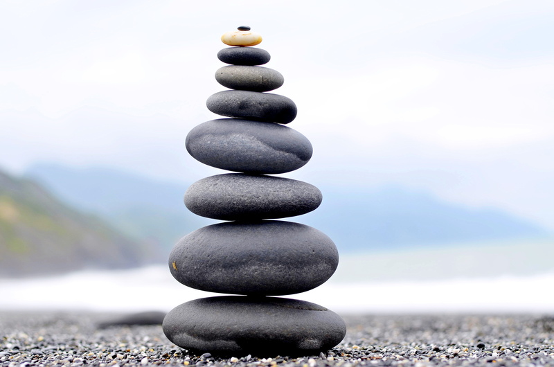 solid, rock - object, massage, no people, dirt road, beach, 4K, balance, close-up, tranquility, pollen, focus on foreground, zen-like, zen, mineral, land