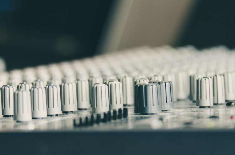 music, sound recording equipment, mixer, fader, sound, electronics industry, still life, no people, control, recording studio, studio, selective focus