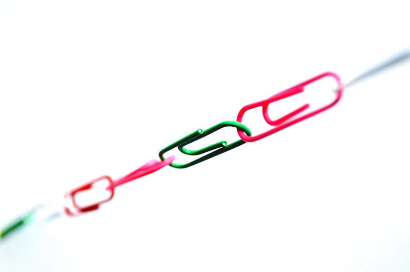 paper clip, white Background, macro, indoors, strength, forming, still life, color, close-up, organizations, office, lock, focus on foreground, green color