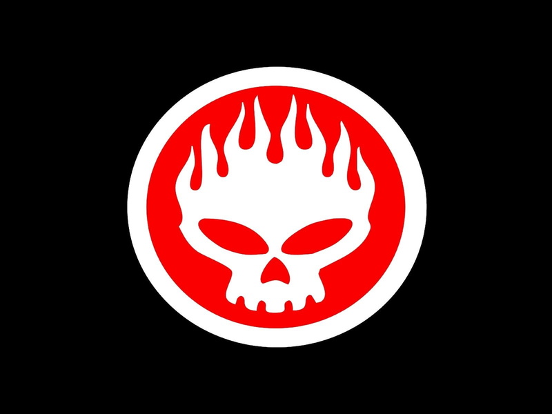 symbol, the offspring, 720P, background, circle, fire