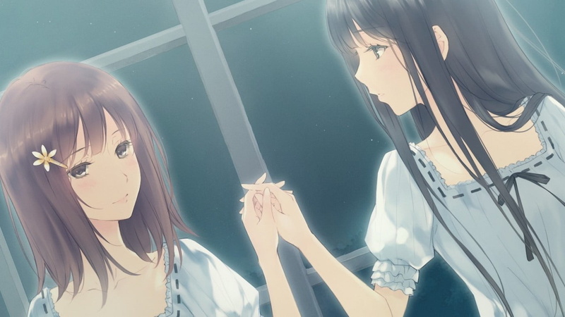 anime girls, mode of transportation, one person, nature, women, human body part, water, lifestyles, young adult, human hand, reflection, sunlight, Innocent Grey