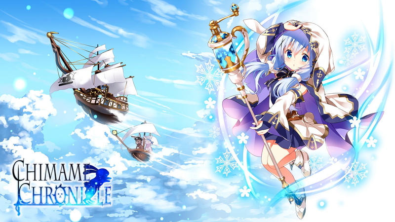 chimame, low angle view, arts culture and entertainment, cloud - sky, art and craft, day, Kafuu Chino, sky, text, outdoors, no people, human representation