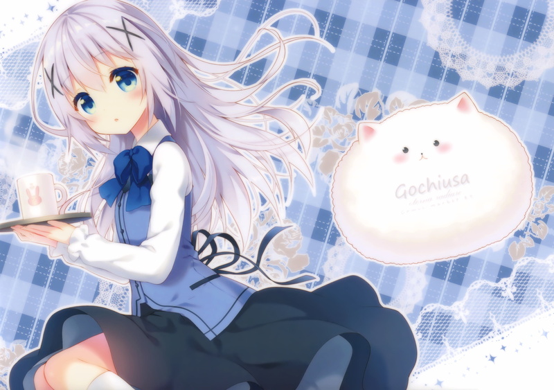 male likeness, 2K, toy, representation, snow, nature, female likeness, christmas, snowman, holiday, waitress, Gochuumon wa Usagi Desu ka?, anime girls