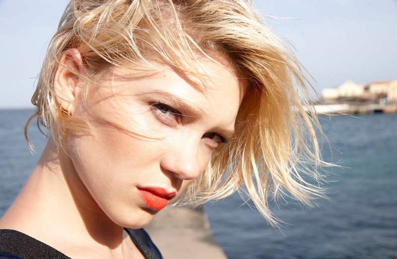 lifestyles, French actress, blond hair, water, portrait, Léa Seydoux, headshot, actress, one person, women, sea, sunlight, human face, 720P, wind, young adult