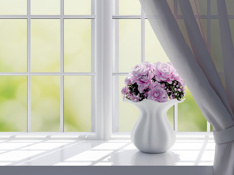 Pink roses, flower arrangement, flowering plant, vase, bunch of flowers, glass - material, white color, no people, 5K, freshness, bouquet, decoration
