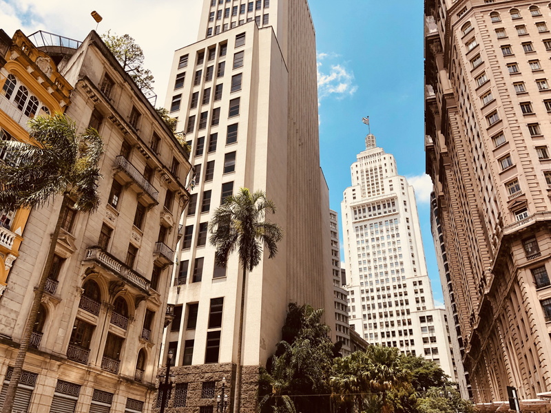 jar, office, window, white, photo, no people, town, day, villa, vase, tower, low angle view, house, skyscraper, tree, brazil, housing, financial district