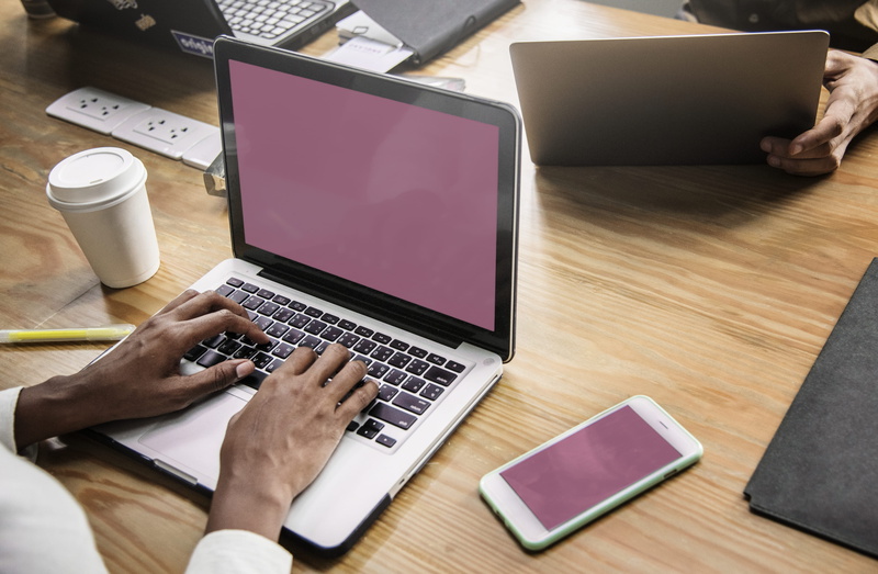 connection, human body part, people, using, using laptop, sitting, smartphone, screen, working, coworker, drink, food and drink, meeting, workplace, communication