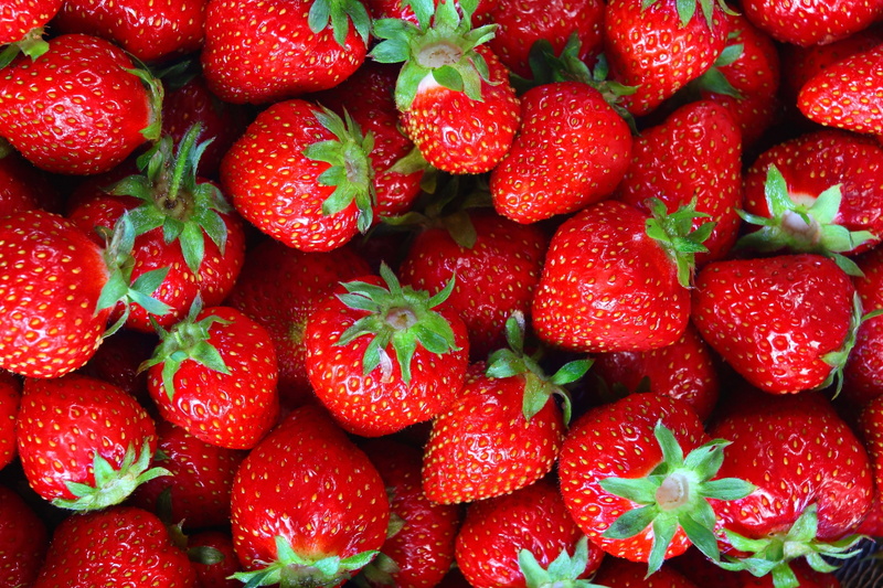 no people, food and drink, strawberries 4k  hd   download, antioxidant, strawberry, still life, fruit, juicy, healthy eating, 4K, red, close-up, abundance