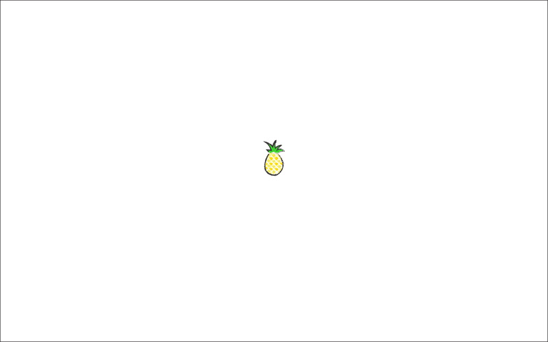 minimalism, ananas, tropical, 5K, Tiny, cute  pineapple, simple background, simple, pineapple, small, centered