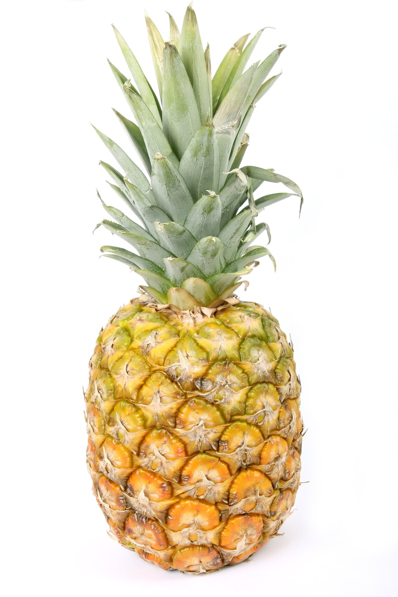 orange, pineapple, closeup, cut out, produce, dinner, dieting, white, wholesome, food, loss, isolated, refreshment, weight, ingredients, nutrition, groceries