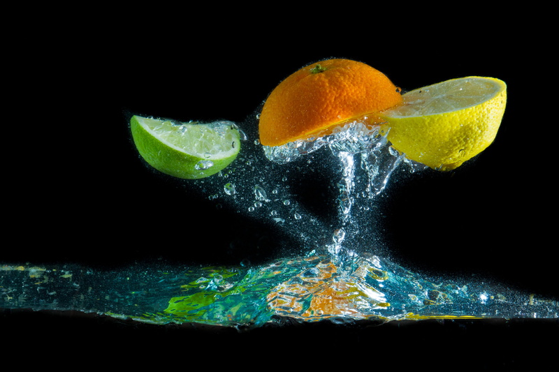 slices, 5K, wet, sea, drop, freshness, lime, food, indoors, assorted, slice, plant, water, three, healthy eating, studio shot, food and drink, isolated