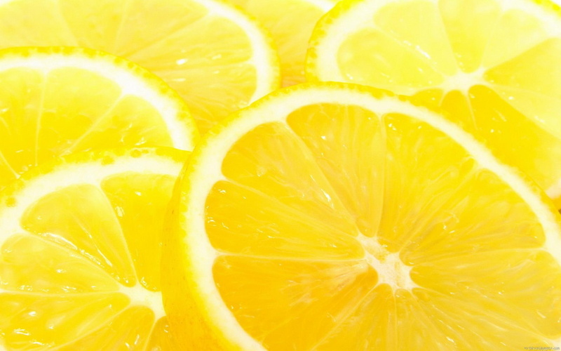 slice, yellow, food, 1080P, fruit, lemon