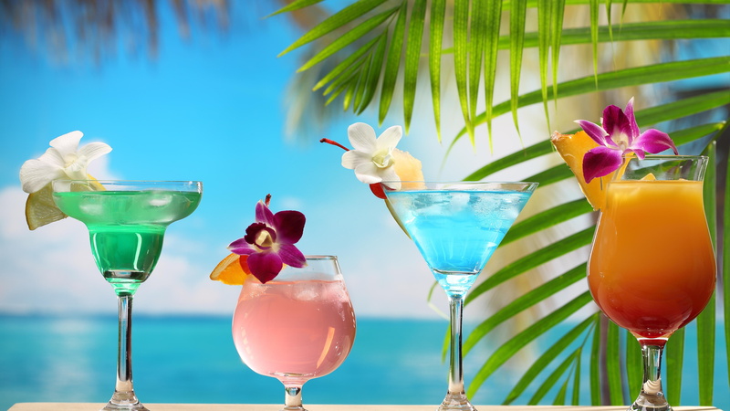 beige, pink, orange, green, lime, coconut, 5K, drinks, Tropical Cocktail, strawberry, cocktail, red, martini, mixed, chocolate, pineapple, blue, margarita