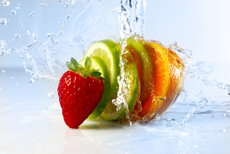 orange, kiwi, strawberry, 8k, lime, 8K