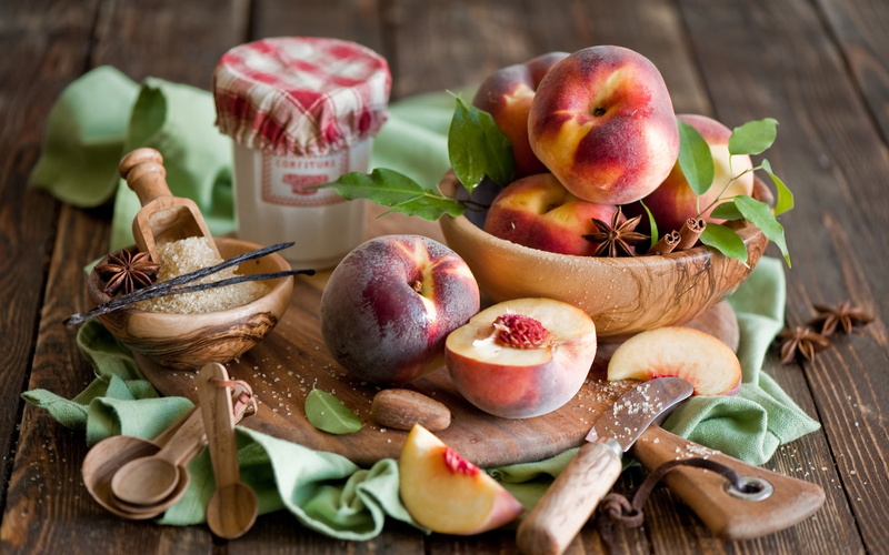 chopping, Nectarine, 1080P, Fruit, Board, Still, fruits, assorted, Peaches, brown, Life, Sugar