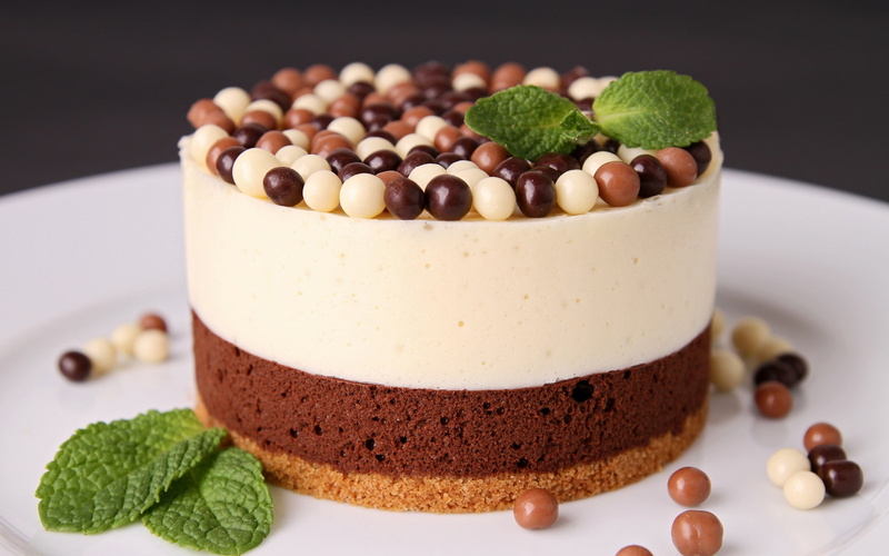 Chocolate, Leaves, Mint, Cake, 2K, Candy, Dessert