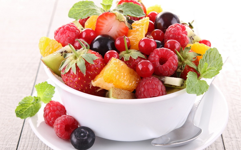 Salad, berry, blue, Blackberry, Raspberry, Strawberry, Delicious, Fruit, 2K, s