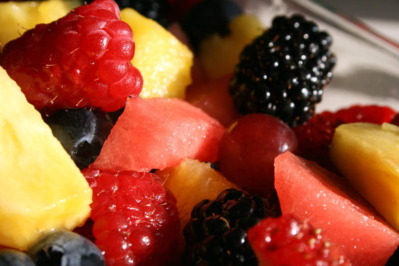 blueberry, red, close-up, mixed, fruit, 2K, strawberry, food, fruit salad, healthy Eating, dessert, freshness, sliced