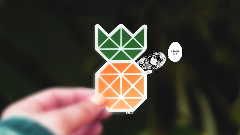 photography, anime girls, 2K, Art Deco, pineapple, blurred