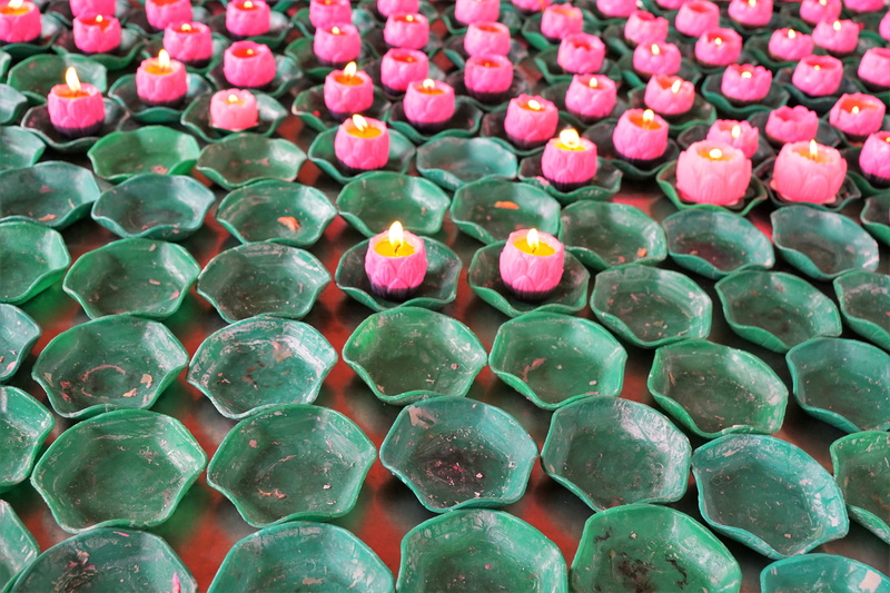 tea light, 5K, close-up, garden, religion, candle, flower, meditation, ornament, penang, artistically, handmade, götting, large group of objects, pattern