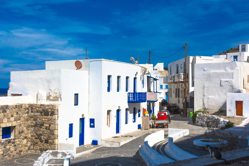 blue, holiday, day, the stones, aegean Sea, oia, summer, mediterranean Countries, cloud - sky, sea, view, heat, europe, Nisyros, Mandraki, city, village