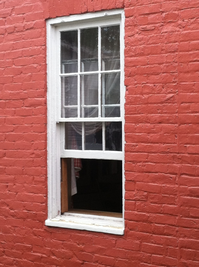 window frame, old, closed, brick, home, residential district, geometric shape, window, transparent, architecture, open window, outdoors, 2K, built structure