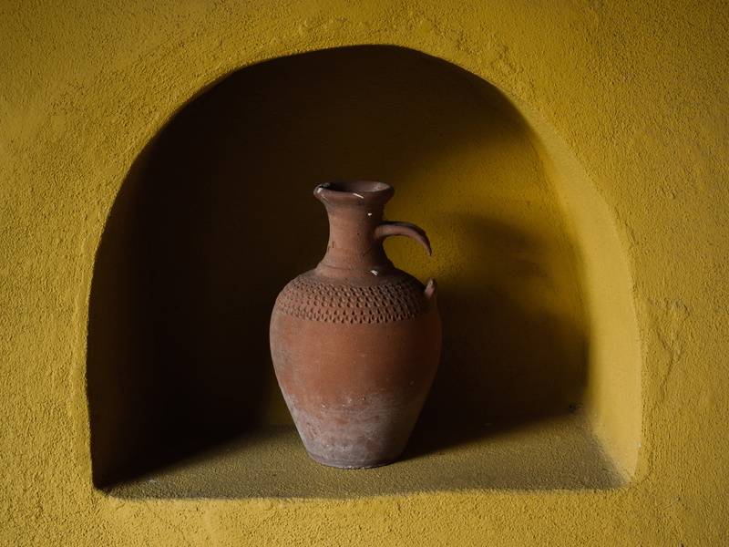 jug, broken, still life, craft, pitcher - jug, earthenware, paralimni, no people, wood - material, folklore museum, jar, pottery, ceramics, household equipment