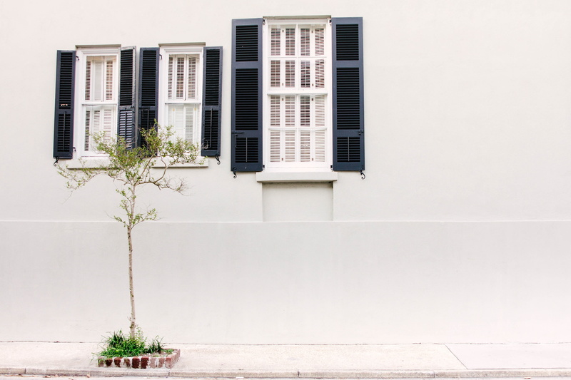 day, nature, building exterior, apartment, 4K, white color, architecture, growth, houseplant, plant, residential district, outdoors, building, no people
