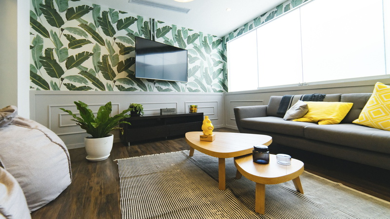 brown, flower, furniture, coffee table, fabric, tables, decoration, building, table,wall, indoors, room, armchair, interior, luxury, coffee, living Room