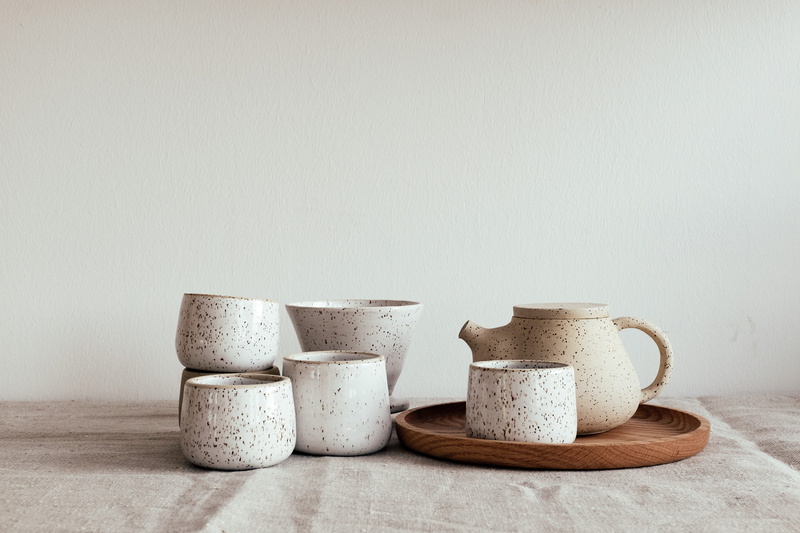 shelf, stack, making, culture, workshop, handicraft, closeup, studio shot, creativity, white color, woman, mug, bowl, lifestyle, creation, artist, harmony