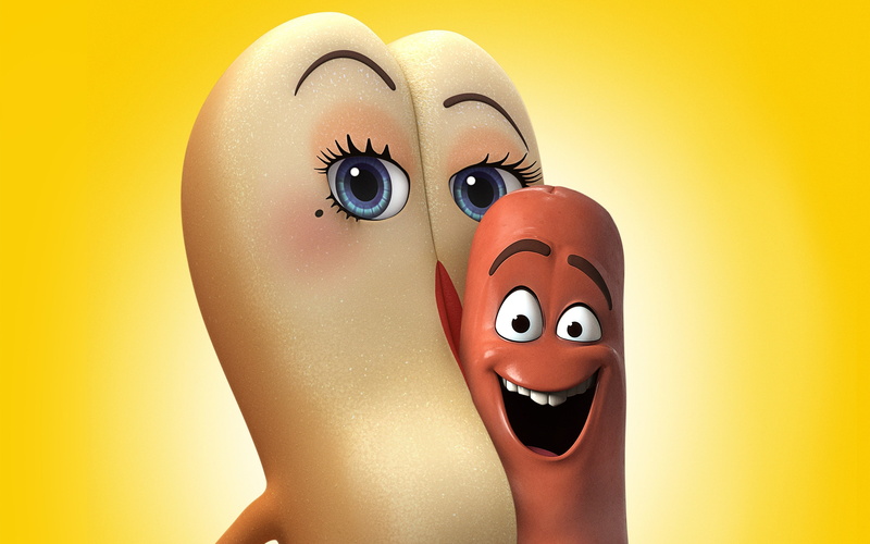 sausage, mouth, hd, 4k, animated film, Sausage Party, cinema, eyes, 4K, bread, food, movie, hot dog, smile, official, film