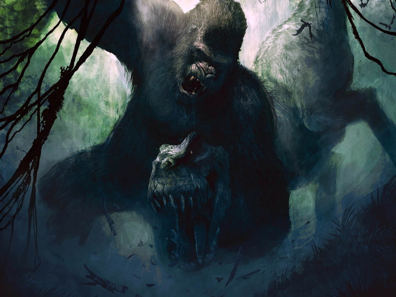 720P, drawing, movies, King Kong