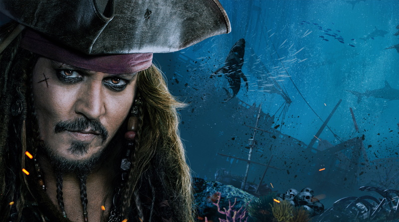 Pirates Of The Caribbean: Dead Men Tell No Tales, Movie, Johnny Depp, Jack Sparrow, 4K