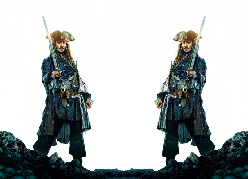 fantasy, human representation, white, day, standing, sword, black, obscured face, disney, dead men tell no tales, movie, traditional clothing, two people